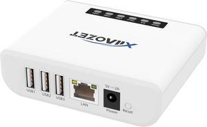 Wireless USB Server and Print Server, Share USB Devices (Printer, Scanner or More) Over LAN via Ethernet or WiFi Network  Easy Setup (LK300EW)