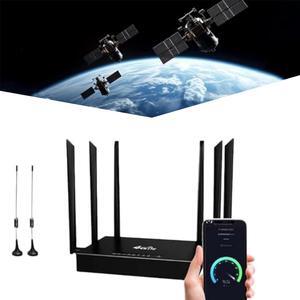 Ultra Link Free WiFi Router Unlimited Satellite Internet, Ultra Link Free WiFi Router, WiFi 6 Router Wireless Internet High Speed Smart Router with 6 Omnidirectional Antennas,Plug and Play