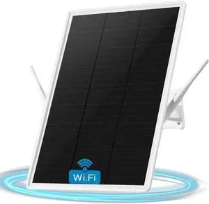 WiFi Extender Signal Booster Solar Battery Outdoor, Long Range up to 300-feet, Internet 2.4G WiFi Extender Booster, Wireless Signal Booster WiFi Repeater 300Mbps,for 2.4G Modem Router LTE (32 * 24cm)