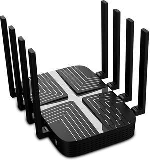 AX3000 Wiflyer Cat9 4G LTE Router with Dual SIM Card Slot Unlocked, Dual Band WiFi 6 Cellular Router with All Gigabit Ports and USB 3.0, Z8102-M2-S