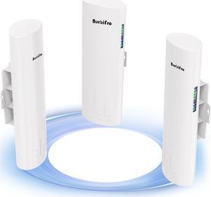 Point to Multipoint Outdoor Starlink Internet Long Range Wireless Bridge for Starlink Gen 3 Router, Starlink WiFi Extender, IP65 Waterproof, 5.8GHz 3KM 100Mbps with 16dBi High Gain Antenna, 3 Pack