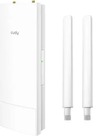 Cudy Outdoor AX3000 High Power WiFi 6 Access Point, IP65 Weather Proof, External High Power FEMs, Gigabit RJ45 Ports, Support 802.3at or 48~57V Passive PoE, Lightning Protection, MU-MIMO