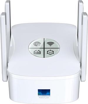 WiFi 6 Extender Signal Booster for Home | AX2400 Dual Band 5GHz & 2.4GHz | WiFi Repeater 5X Faster Than Ever Signal Amplifier with Ethernet Port, Longest Range up to 10k