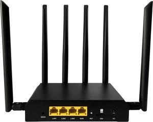 AX1800 4G LTE Router WiFi 6 Cat4, Dual Band Gigabit Wireless Router, Unlocked 4G LTE Modem Router with SIM Card Slot(Z6001AX-T-EC25)