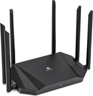 WiFi 6 Router AX3000 Internet High Speed-802.11ax Wireless Router with 6 Omni-Directional Antennas, Dual Band Gigabit Computer Router Mesh Network Support,Dual Band Internet Router,VPN Router