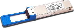 1pc 100Gb QSFP28 Singlemode Module 100GBASE-LR4 1310nm 10km DOM Duplex LC SMF Optical Transceiver Compatible with Juniper JNP-QSFP-100G-LR4, Arista/Brocade/Dell SFP-100G-LR4 ect.