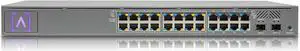 S24-POE Cloud-Managed PoE+ Switch w/ 24 Gigabit Ethernet Ports and 2 SFP+ Ports, Power Over Ethernet on 16 Ports, 240W PoE Budget, 2 SFP+ Ports Support Up To 10 Gbps Fiber/Copper Connections