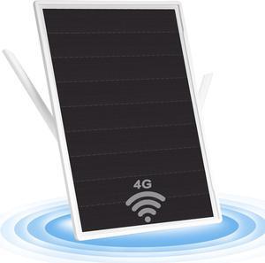 Premium Solar-Powered WiFi Extender Signal Booster, Outdoor Waterproof, Extends Coverage Up to 500ft, Wireless Repeater with LAN Port, 300Mbps, Perfectly Compatible with 2.4G WiFi Routers
