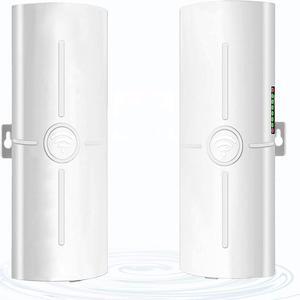 Point to Point Wireless Bridge Outdoor,Starlink Internet Kit Satellite Complete Set,5.8G 3KM High-Speed Ethernet,100/1000Mbps RJ45 LAN Port,14dBi High-Gain Antenna,IP65,Waterproof,2-Pack