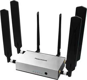5G NR Router SA/NSA CPE,WiFi 6 Modem Router with Sim Card Slot,Wireless 5G Cellular Router up to 3.47Gbps,Cat19,Qualcomm SDX62,6PCS Detachable Antennas,4 x 4 MIMO,Global Version