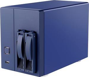 U-NAS 2-Bay Network Attached Storage with SODIMM DDR4 (2GB) 2.5G Speed High Storage ESXI - J4125 Processor Quad Core Quad Thread