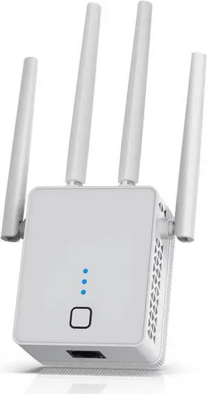 WiFi Extender, 2024 Fastest WiFi Booster 1200Mbps Dual Band (5GHz/2.4GHz) WiFi Extenders Signal Booster for Home, WiFi Repeater with Ethernet Port Covers up to 10000sq. ft and 55 Devices (Grey)