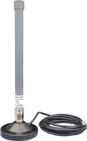 Dual Band Indoor WiFi Antennas Magnetic Base kit 2.4GHz 5.8GHz with RP-SMA 3meters Cable for WiFi Router/PCI-E/WiFi Network Card/USB WiFi Adapter