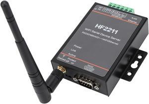 Serial Port Server, HF2211 Serial Server RS232/485/422 to & Ethernet Serial Server Module Serial Port Communication Device DTU, Device Servers