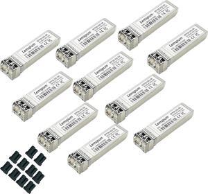 25GBase-SR Multimode SFP+ Transceiver 25G SFP28 850nm 100m DOM Duplex LC MMF Optical Transceiver Module Compatilbe with Intel E25GSFP28SR (10-Pack, 25GBase-SR|100m)