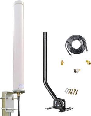 5G 4G LTE Antennas Outdoor WiFi Omni Directional Cellular Antenna (Full Kit) for 5G 4G LTE WiFi Hotspot Router Cell Phone Signal Boosters & All Carrier, Verizon AT&T Sprint T-Mobile
