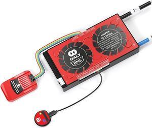 DALY Smart BMS 4S 12V 60A + Parallel Module 1A with CAN Communication Function Bluetooth Dongle Parameter Programmable for Rated 3.2V Lithium Power Bank Storage EV