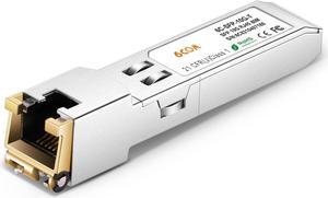 10GBase-T SFP+ Transceiver, 10G SFP+ to RJ45 Copper Module, CAT.6a/7, up to 80 Meters, for Cisco SFP-10G-T-80,Ubiquiti, D-Link, Supermicro, Netgear and Other Open Switches