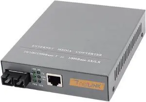 IIVVERR Multi-mode 2Km Ethernet 10/100/1000 Fiber Media Converter SC/FC 1Pair (Multimodo 2Km Ethernet 10/100/1000 Fibre Media Converter SC / FC 1Pair