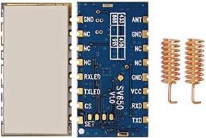 Lysee Communications Parts - 2pcs/lot embedded Si4432 500mW 433MHz | 868MHz | 915MHz with TTL | RS485 port RF transceiver module SV650