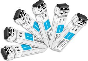 SFP 10G SR for Cisco SFP-10G-SR Ubiquti unifi UF-MM-10G,Mikrotik S+85DLC03D Netgear AXM761 Zyxel SFP-10G-SR Finisar FTLX8571D3BCL 10GBASE-SR 850nm 300m DOM Transceiver Module Pack of 8