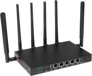 TAKTIKAL 5G / 4G LTE Dual-Band Openwrt Wi-Fi Sim Router for Home & Business with 4 x 4 MU-MIMO, Band Lock, OpenVPN, Zero-Tier, & TTL - Plug and Play Connection on AT&T, T-Mobile, & Verizon