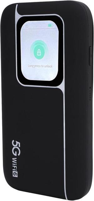 5G Mobile Hotspot for Travel, Portable Mobile Hotspot Router High Speed Connects Up to 16 Devices Portable 5G Modem 2.01 Inch Screen with Sim Card Slot