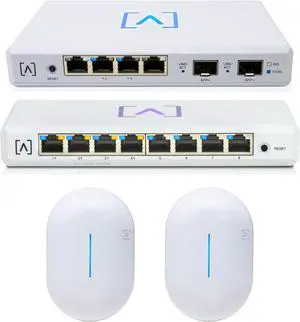 Pro Home Networking Bundle | 6.3 Gbps WiFi | 10 Gbps Ethernet | Real-Time Stats | Seamless Roaming, PoE+, 4096 QAM | IP54 Rated WiFi Access Points | 4x4 MU-MIMO Antennas for Extended Range