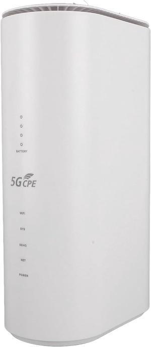 5G Wi fi 6 CPE Router, Dual Band 2.4G 5.8G Unlocked NR SA 5G Cellular Router Whole Home High Speed Wire Less Gigabit Ethernet Router Modem with SIM Card Slot for Office Home (US