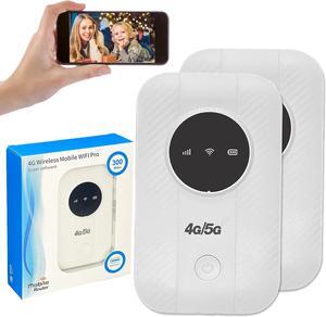Pocket [Free Internet in Your Pocket], 2025 New Wireless Portable Mini Travel Pocket WiFi,Free WiFi Router Pocket 5G,Pocket WiFi, Pocket Router,High Speed Smart Router for Anywhere (2 Set)
