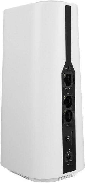 5G CPE Router with SIM Card Slot, 2.4G 5.8G Dual Band Cellular Modem, 5G NR SA/NSA 5G Modem High Speed Router Support 64 Users (US Plug 100-240V)