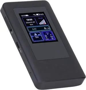 5G Mobile Hotspot, 5G WiFi6 Travel Router, Portable Router Support 16 Devices, 5G Cellular Network Nano SIM Card Slot, 4000mAh Battery