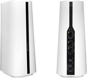 5G CPE Router with SIM Card Slot, 1800Mbps High Speed 2.4G/5.8G Cordless Router CPE Router Modem Dual Band SA NSA for Smarthome Office Indoor, Support 64 Users (US Plug)