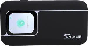 Portable Hotspot, High Performance 16 Device Connections 5G Mobile Hotspot Stable Connection High Speed with 2.01inch Touch Screen for Laptops