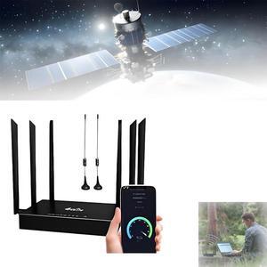 Ultra Link Free WiFi Router Unlimited Satellite Internet, Ultra Link Free WiFi Router, WiFi 6 Router Wireless Internet High Speed Smart Router with 6 Omnidirectional Antennas, Plug and Play
