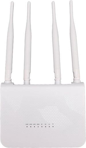 4G LTE Router, Unlocked Hotspot Router with SIM Card Slot, Supports 20-30m, 32 Devices, 150mbps Download, 50mbps Upload, 300mbps Transfer (US Plug)