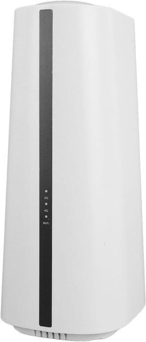 5G CPE Router with SIM Card Slot, 2.4G 5.8G Dual Band Cellular Modem Router, NR NSA SA 5G Portable Internet Router for The Home Office (US Plug 100-240V)