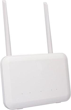 CPE WiF Router with SIM Card Slot, Unlocked 4G LTE Router 300Mbps, Portable Travel Router Up to 32 Users, Long Range Cordless CPE Internet Routers with LAN Port and 4 Antennas