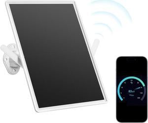 Solar Outdoor 4G Router with SIM Card Slot ,Single-Band, 2.4 GHz WiFi Surport 8 Camera, 15W Solar Panel , Built-in 20000mAh Battery,Waterproof IP65, Outdoor WiFi Solution for Securiy Camera