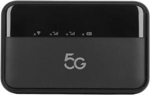 Portable 5G Mobile Hotspot Device, 5G Router with Sim Card Slot, Support 16 Connected Devices Simultaneously, 2.4GHz 5.8GHz Band 5G Modem, 10000mAh Type C Charging