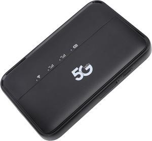 5G Wi Fi Mobile Hotspot, Worldwide High Speed WiFi6 Hotspot for Travel, IP54 Waterproof & 10000mAh Rechargeable, Portable Unlocked Gigabit Router with Nano SIM Card Slot