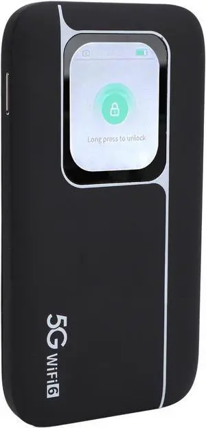 5G Travel Router, 5G WiFi6 Mobile Hotspot Router, 5G Cellular Network Nano SIM Card Slot, Portable Hotspot Device with 2.01 Inch Screen