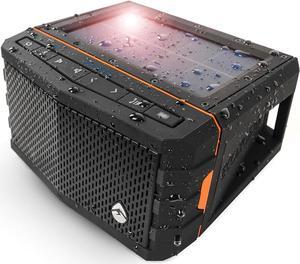 ECOXGEAR Sol Jam Solar-Powered Waterproof Bluetooth Portable Speaker (Black)