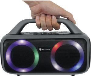 Rockville RRB50 Large and Loud Portable Bluetooth Speaker with LED