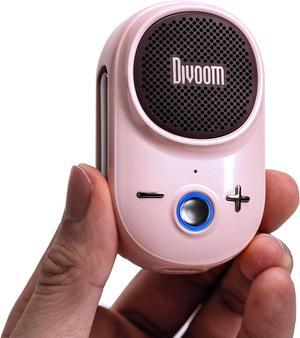 Divoom Itour-S Portable Mini Wearable Bluetooth Speaker, Big Audio and Punchy Bass,Clip-On Design, IP67 Waterproof and Dustproof,10 Hours Playtime,Speaker for Home Travel Office and Outdoors (Pink)