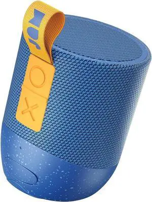 Double Chill, Portable Bluetooth Speaker 100 ft. Range, Waterproof, 12 Hour Playtime, Dust-Proof, Drop-Proof IP67 Rating Built-in Speakerphone, Aux-In Port, USB Charging JAM Audio Blue