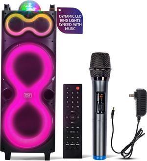 Pyle Audio Large Bluetooth Party Speaker - Big Bluetooth Speaker with True Wireless Stereo System - Enjoy Powerful Bass and Clear Treble - Big Speaker with LED Display - Model PPHP1028-240W