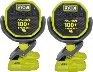 RYOBI 18V ONE+ Verse Clamp Speaker Set - Bulk Packaged