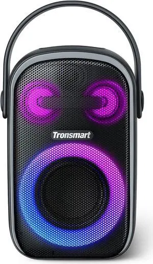 Tronsmart Halo 100 Portable Party Bluetooth Speaker, 3 Way Sound System, Stereo Pairing, Light Show, IPX6 Waterproof, 18H Playtime, Custom EQ & Bass Up for Party, Tailgating, Backyard, Pool, Outdoor Tronsmart Halo 100 Portable Party Bluetooth Speaker, 3 Way Sound System, Stereo Pairing, Light Show, IPX6 Waterproof, 18H Playtime, Custom EQ & Bass Up for Party, Tailgating, Backyard, Pool, Outdoor
