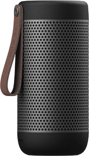 Acoustic Portable Bluetooth Speaker, Water Resistant (IPX5) and Durable, Up to 30 Hours of Wireless Play, Voice Assistant, Stereo Sound, for Indoors and Outdoors (Black)